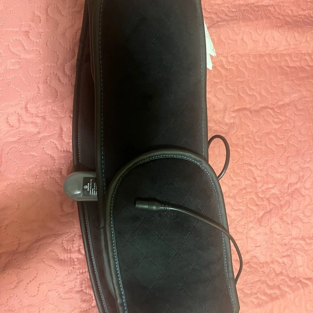 Comfier Black heated  waist belt Cushion with massage
